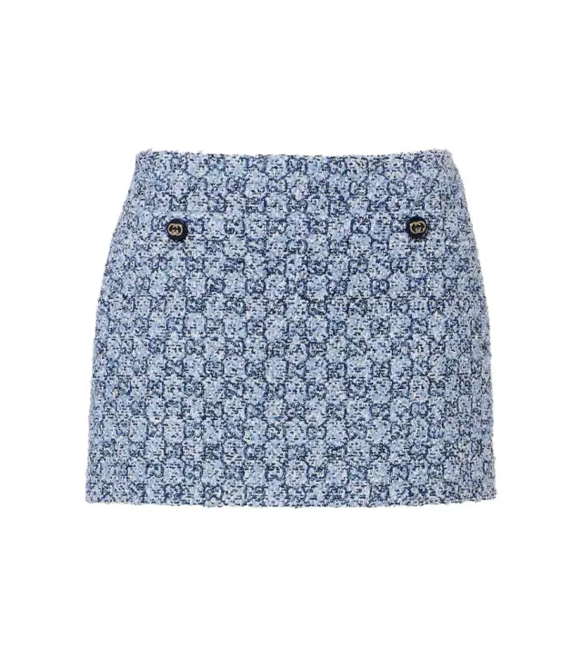 GG tweed miniskirt
