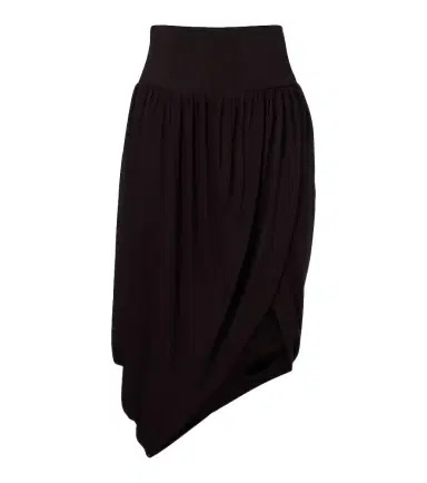 Alaïa Alaïa Twisted asymmetric jersey midi skirt | Thumbnail 1