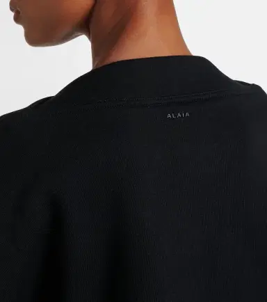 Alaïa Alaïa Cotton jersey sweatshirt | Thumbnail 2 Alaïa Alaïa Cotton jersey sweatshirt | Thumbnail 2