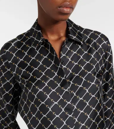 Gucci Horsebit silk twill shirt | Thumbnail 3