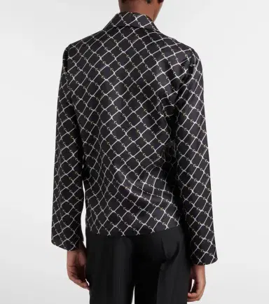 Gucci Horsebit silk twill shirt | Thumbnail 4
