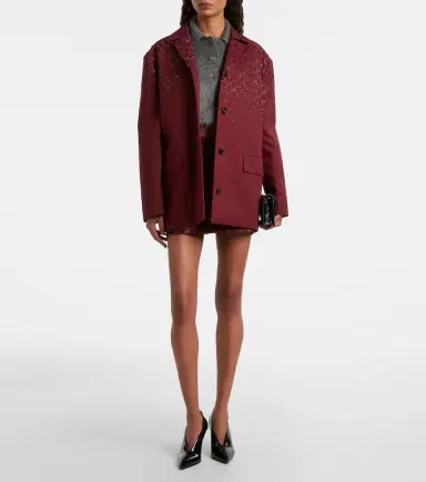 Gucci GG Canvas crystal-embellished miniskirt | Thumbnail 2 Gucci GG Canvas crystal-embellished miniskirt | Thumbnail 2