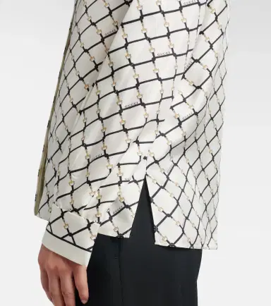 Gucci Horsebit silk twill shirt | Thumbnail 2