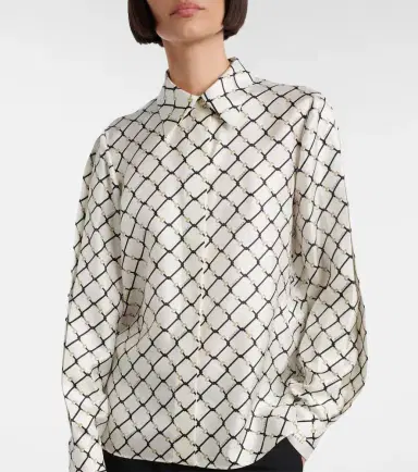 Gucci Horsebit silk twill shirt | Thumbnail 4