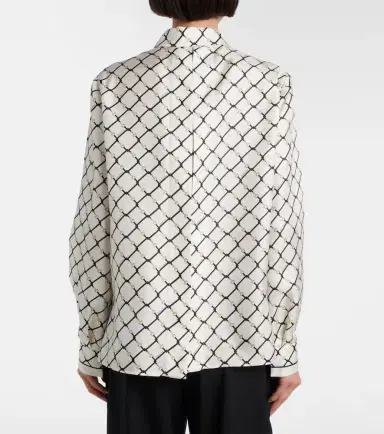 Gucci Horsebit silk twill shirt | Thumbnail 5