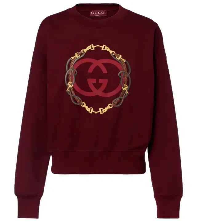 Logo embroidered cotton sweatshirt