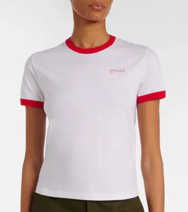 Gucci Logo cotton T-shirt | Thumbnail 3