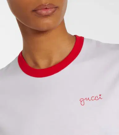 Gucci Logo cotton T-shirt | Thumbnail 4
