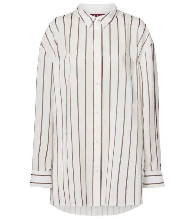 Gucci Striped silk-blend jacquard shirt