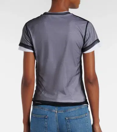 Gucci Layered cotton-blend jersey T-shirt | Thumbnail 4 Gucci Layered cotton-blend jersey T-shirt | Thumbnail 4