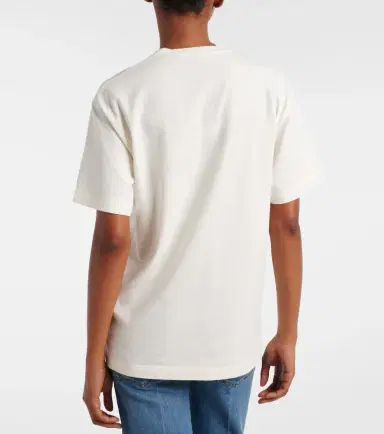 Gucci Logo embroidered cotton jersey T-shirt | Thumbnail 2 Gucci Logo embroidered cotton jersey T-shirt | Thumbnail 2