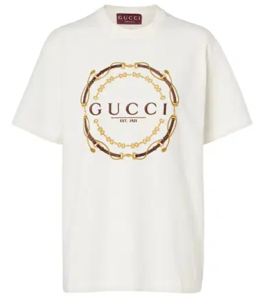 Gucci Logo embroidered cotton jersey T-shirt | Thumbnail 1 Gucci Logo embroidered cotton jersey T-shirt | Thumbnail 1
