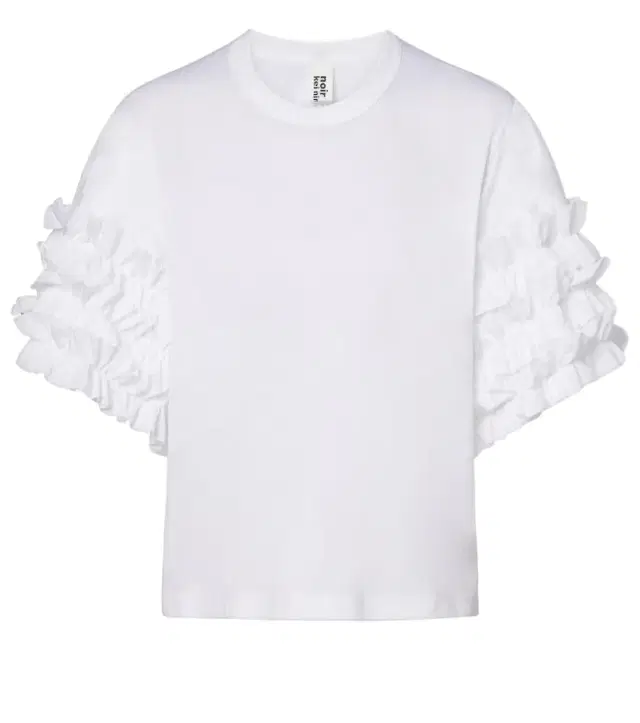 Noir Kei Ninomiya Ruffled cotton T-shirt