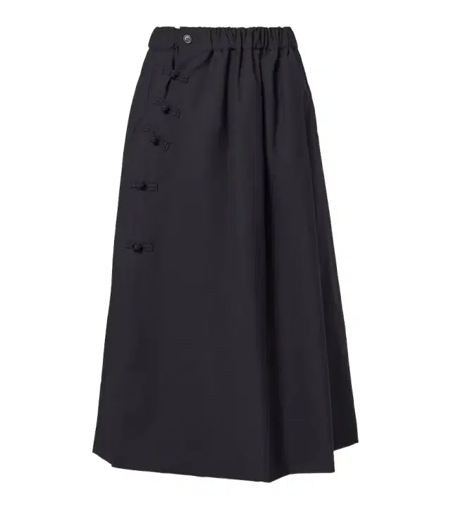 Wool midi skirt