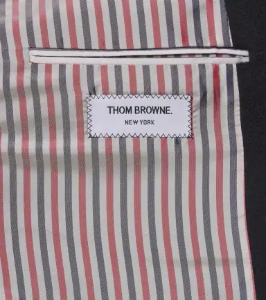 Thom Browne Embroidered cashmere zibeline blazer | Thumbnail 2