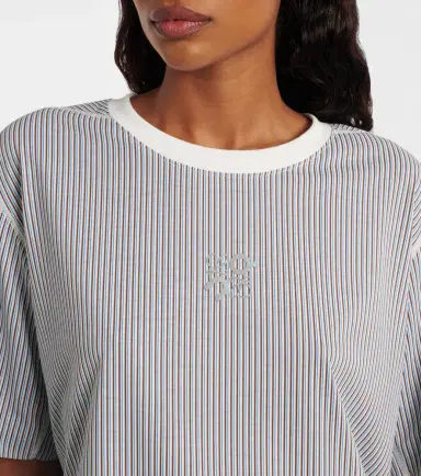 Loewe x On embroidered striped T-shirt | Thumbnail 2 Loewe x On embroidered striped T-shirt | Thumbnail 2