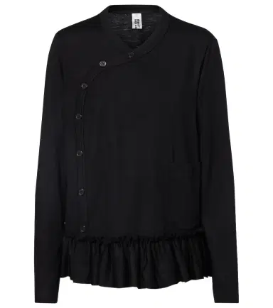 NOIR KEI NINOMIYA Ruffled wool top | Thumbnail 1 NOIR KEI NINOMIYA Ruffled wool top | Thumbnail 1