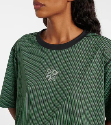 Loewe x On embroidered striped T-shirt | Thumbnail 4 Loewe x On embroidered striped T-shirt | Thumbnail 4