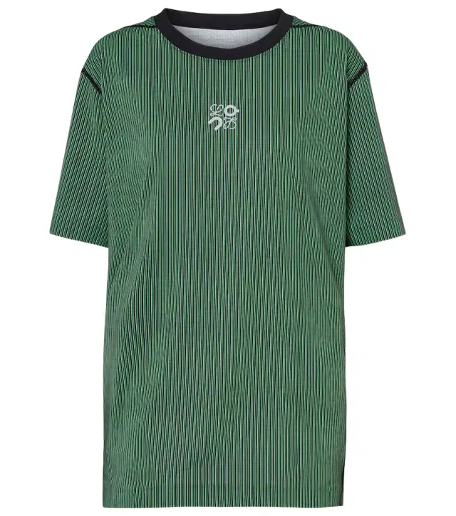 Loewe x On embroidered striped T-shirt