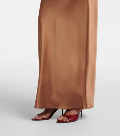 Joseph Isaak silk satin maxi skirt | Thumbnail 3
