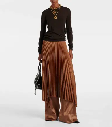 Joseph Dijon silk satin wide-leg pants | Thumbnail 2 Joseph Dijon silk satin wide-leg pants | Thumbnail 2