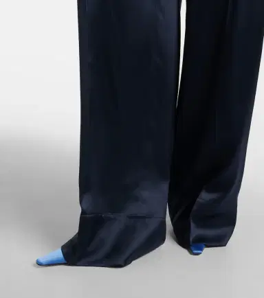 Joseph Dijon silk satin wide-leg pants | Thumbnail 4