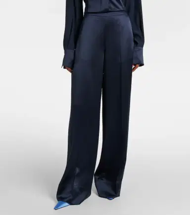 Joseph Dijon silk satin wide-leg pants | Thumbnail 5