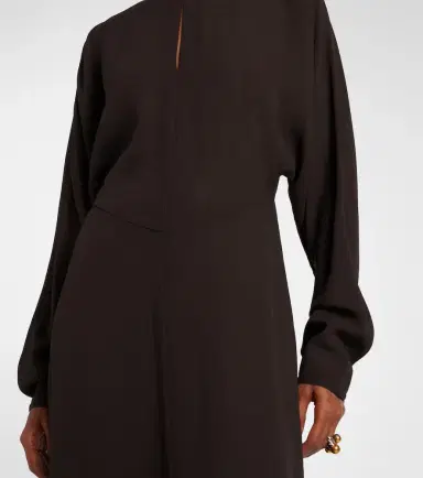 Joseph Hills cutout crêpe midi dress | Thumbnail 3 Joseph Hills cutout crêpe midi dress | Thumbnail 3