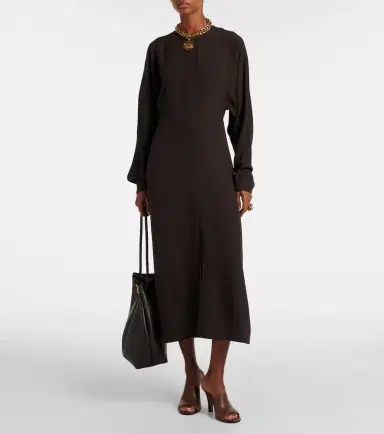 Joseph Hills cutout crêpe midi dress | Thumbnail 4 Joseph Hills cutout crêpe midi dress | Thumbnail 4