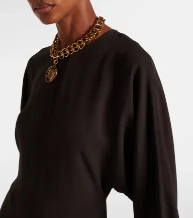 Joseph Hills cutout crêpe midi dress | Thumbnail 5 Joseph Hills cutout crêpe midi dress | Thumbnail 5