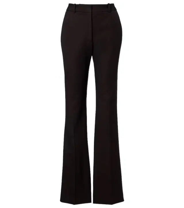 Tafira high-rise gabardine flared pants
