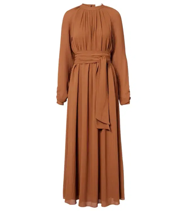 Joseph Pinky belted draped maxi dress