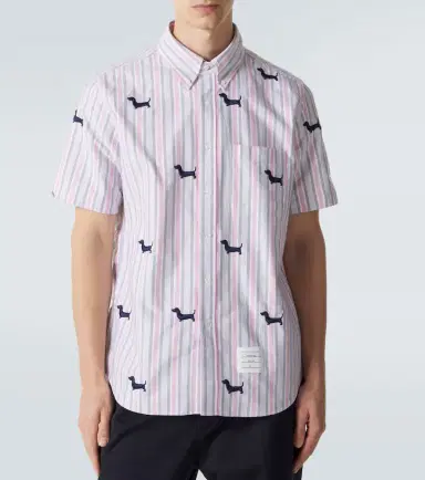 Thom Browne Striped cotton shirt | Thumbnail 2