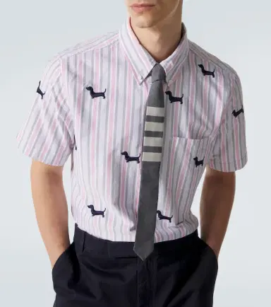 Thom Browne Striped cotton shirt | Thumbnail 3