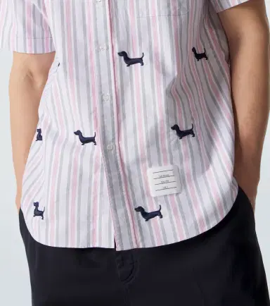 Thom Browne Striped cotton shirt | Thumbnail 5