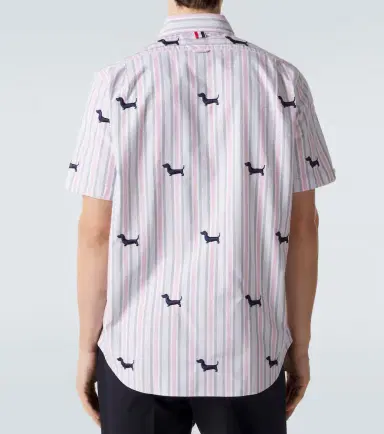 Thom Browne Striped cotton shirt | Thumbnail 6