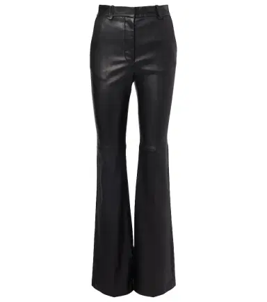 Joseph Tafira mid-rise leather flared pants | Thumbnail 1