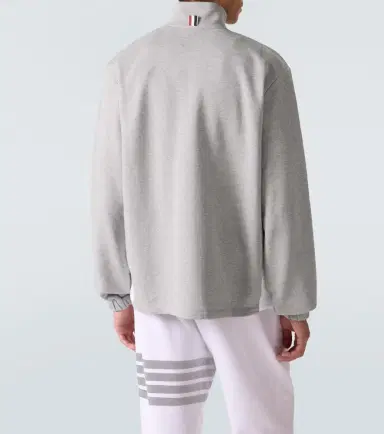 Thom Browne 4-Bar cotton jersey half-zip sweatshirt | Thumbnail 5 Thom Browne 4-Bar cotton jersey half-zip sweatshirt | Thumbnail 5