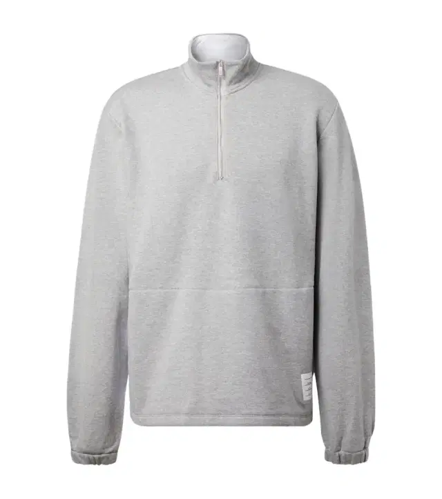 4-Bar cotton jersey half-zip sweatshirt