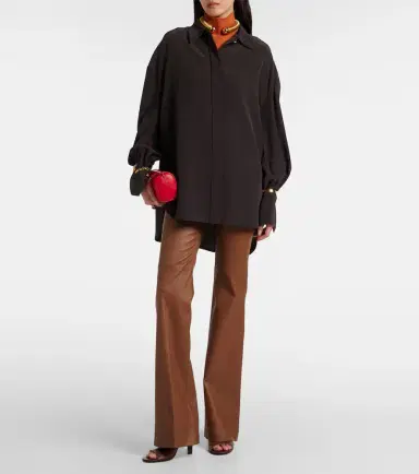 Joseph Camilia satin twill shirt | Thumbnail 2