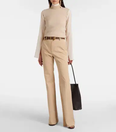 Joseph Tafira gabardine flared pants | Thumbnail 2 Joseph Tafira gabardine flared pants | Thumbnail 2