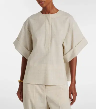 Joseph Yani virgin wool top | Thumbnail 4