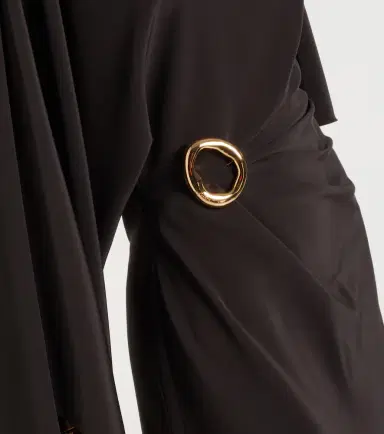 Joseph Joya satin twill midi dress | Thumbnail 5 Joseph Joya satin twill midi dress | Thumbnail 5