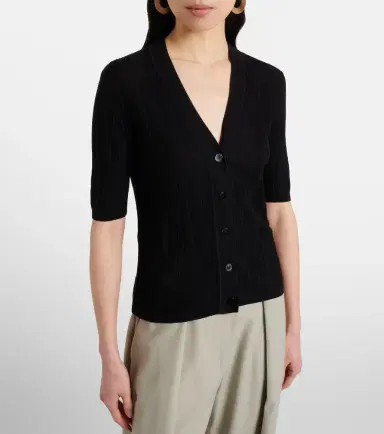 Joseph Sens silk and cotton cardigan | Thumbnail 4