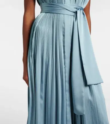 Joseph Phare plissé satin midi dress | Thumbnail 3