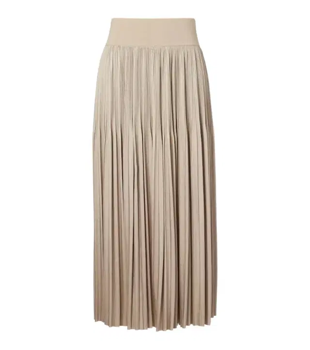 Rabat plissé midi skirt