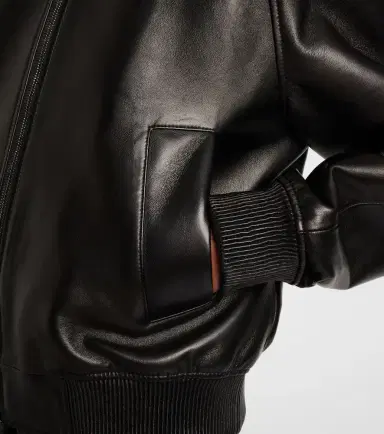 Joseph Quinn leather bomber jacket | Thumbnail 5