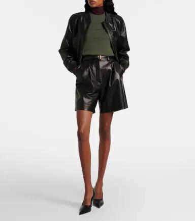 Joseph Quinn leather bomber jacket | Thumbnail 6