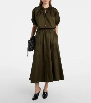 Joseph Manar cotton poplin maxi skirt | Thumbnail 6