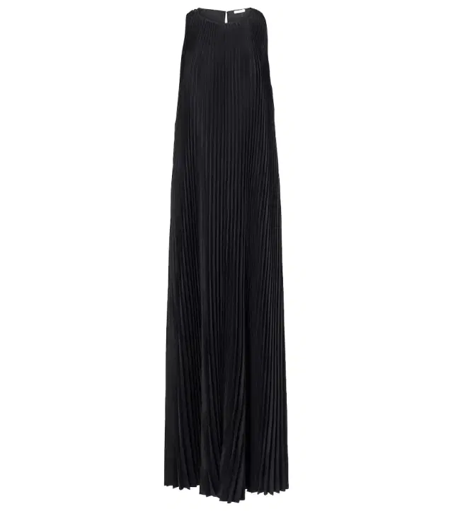 Joseph Chenes pleated halterneck maxi dress
